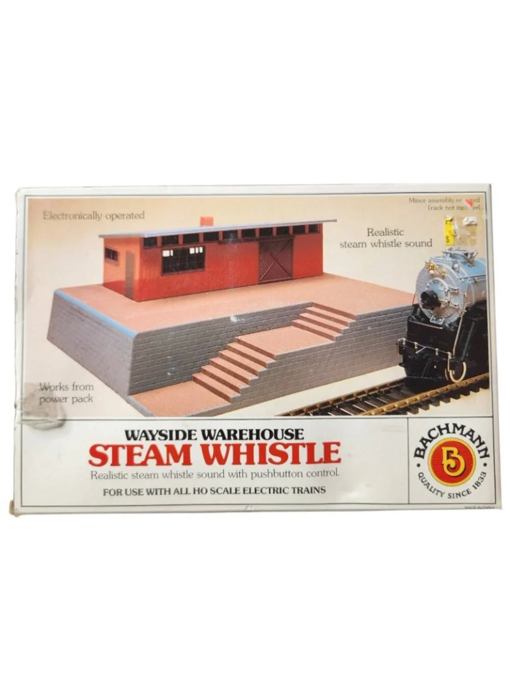 IHC Premier HO 0-4-0 Old Timer Locomotive Steam Whistle Platform Track Cleaner